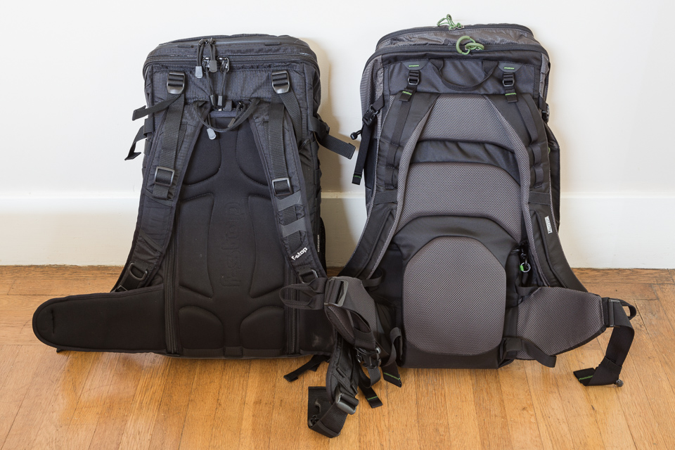 Photography Backpacks Compared MindShift Gear Rotation 180 Horizon 34L vs. f stop Loka Joe Reifer